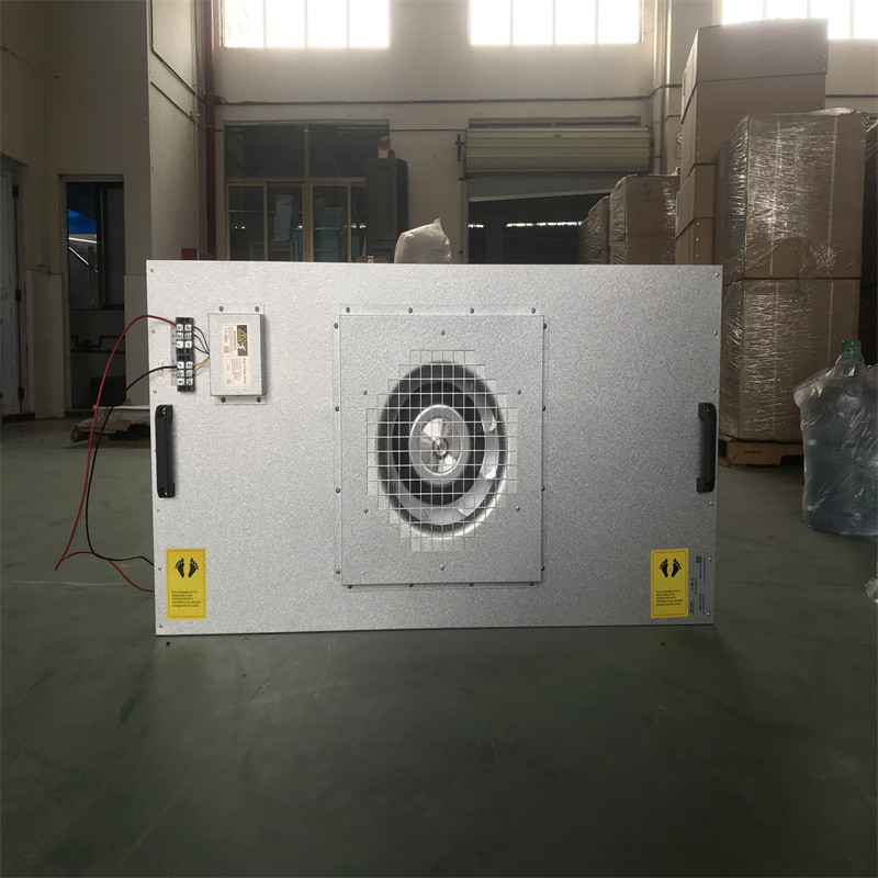 Ламинарен поток HOP HEPA вентилатор HVAC въздушен филтър единица FFU за болница